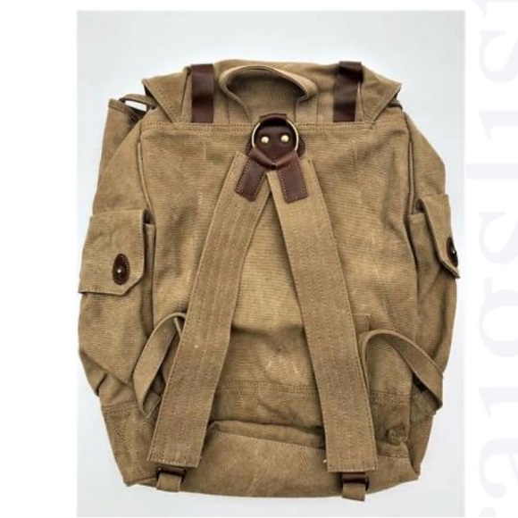 Limited Edition Monster “Java” Canvas and Leather backpack - Picture 2 of 8